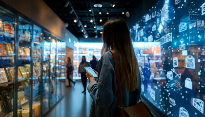 person shopping in the digital market