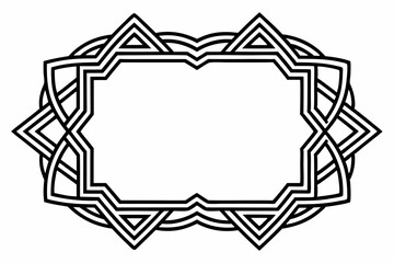 Elegant Frame Design with White Background, Vector Illustration, Cartoons, Clipart, Line Art, Elegant frame design vector with white background, perfect for illustrations, cartoons, clipart, and line 