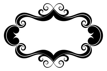 Elegant Frame Design with White Background, Vector Illustration, Cartoons, Clipart, Line Art, Elegant frame design vector with white background, perfect for illustrations, cartoons, clipart, and line 
