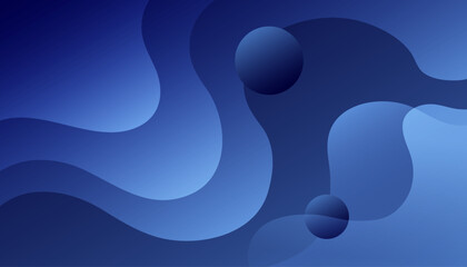 Blue geometric shapes background. Fit for presentation design. wallpapers, brochure, posters
