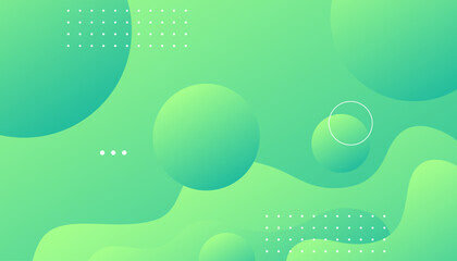Abstract green geometric background.  Can be used for posters, banners, web pages, headers, covers