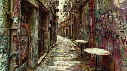 artistic streets, avenues, buildings