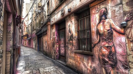 Fototapeta premium artistic streets, avenues, buildings