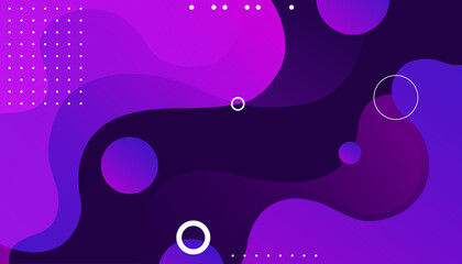 Fototapeta premium Abstract purple geometric background. Dynamic shapes composition. Vermilion base for website, print, base for banners, wallpapers, EPS 10 