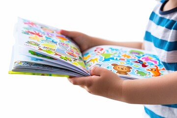 Fototapeta premium Kids sticker book 