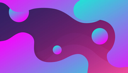 Abstract blue and pink wave background. Fluid shapes composition. suitable for background, wallpaper, home screen, theme. vector eps 10