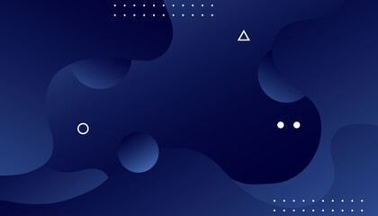 Abstract modern blue color diagonal geometric rounded lines shapes background. vector design concept. Decorative web layout or poster, banner