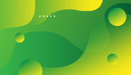 Abstract green and yellow geometric background. It is suitable for posters, flyers, websites, covers, banners, advertising
