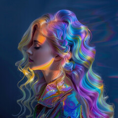 Women transmitting beauty