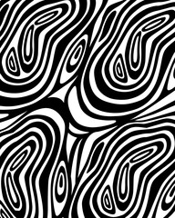 Obraz premium Stripe line ink monochrome illusion illustration patten background vector layout banner paper art print editable 