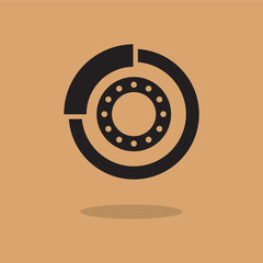 motorcycle brake icon , automotive icon