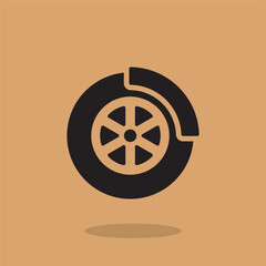 disk brake icon , automotive icon