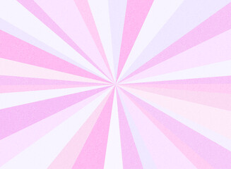 ピンクの放射状集中線のバースト背景
