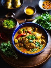 Chicken and  some vegetables