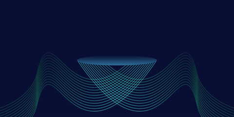 Abstract background wavy line design