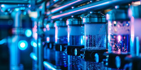Fototapeta premium reverse osmosis system extensive methods of filtration. removes dissolved solids, water healthy to drink