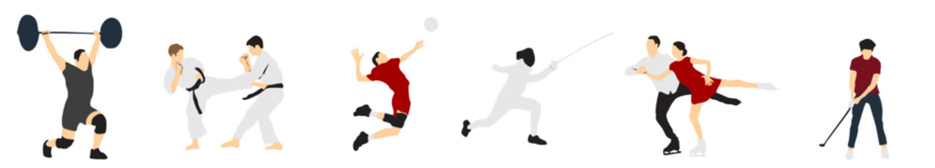 different sports set