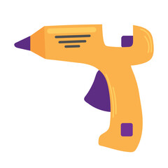 Glue gun icon clipart avatar logtotype isolated vector illustration