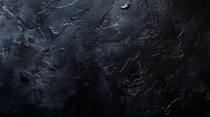 Fototapeta premium Black rough texture concrete wall background 