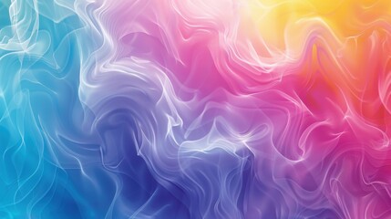 Fototapeta premium Abstract background with a vibrant rainbow gradient, creating a lively and dynamic visual effect 