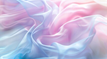 Obraz premium Close-up of soft pastel hues blending seamlessly, perfect for serene and soothing design themes --ar 16:9 Job ID: 795ca301-2d6b-4245-bef8-312a005fe613