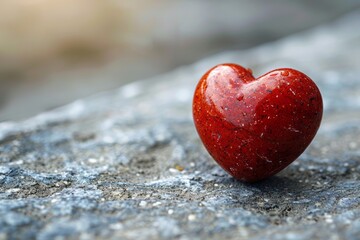 Fototapeta premium Small to medium pink heart icon in bottom right on white background for optimal search relevance