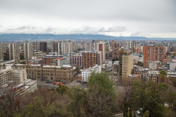 Santiago de Chile from Cerro de Santa Lucia