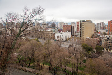 Santiago de Chile from Cerro de Santa Lucia