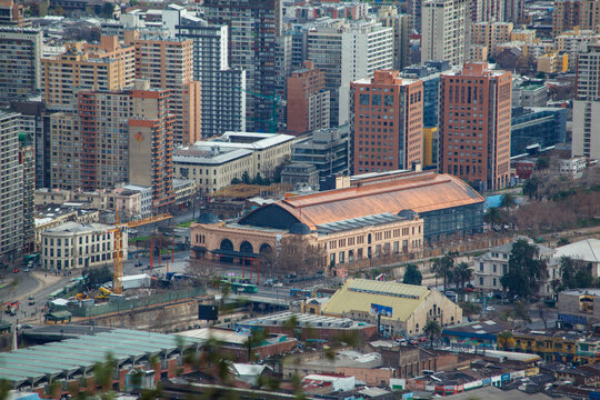 City of Santiago de Chile from Cerro San Cristobal