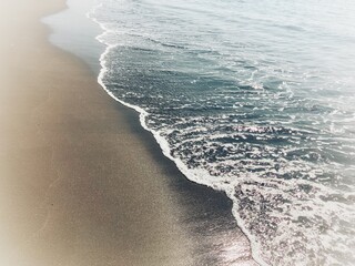 浜辺　波　海岸　海　砂浜