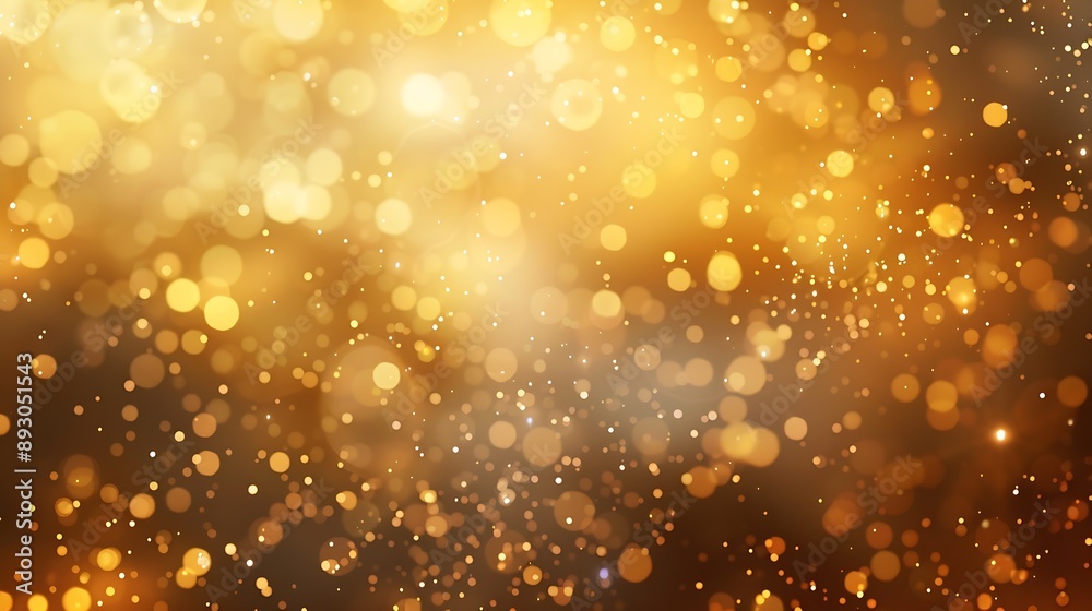 Poster Elegant beige bokeh abstract background Delicate blurred wallpaper texture Template with defocused bokeh lights and copy space for business website design Banner social media advertisi : Generative AI