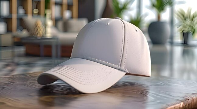 White hat on the table