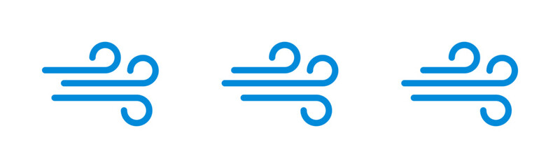 Wind icon set