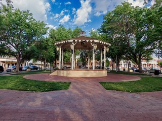Old Town Plaza in the Old Town, Albuquerque, New Mexico, United States Of America.
