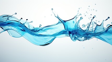 Water Splashing and Curling