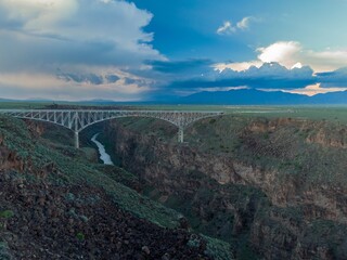 Rio Grande Gorge Bridge, Taos, New Mexico, United States Of America.