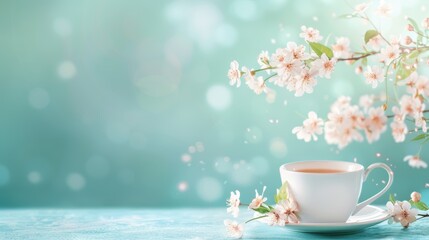 Spring Tea with Cherry Blossoms