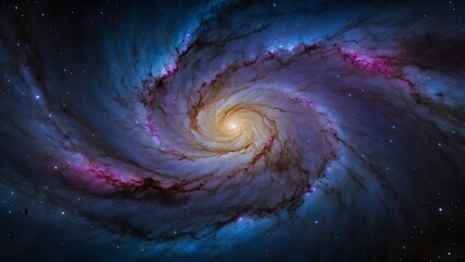blue spiral galaxy