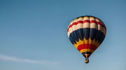 Fototapeta premium hot air balloon in flight 