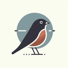 Dark-Eyed Junco Bird  Illustration , Junco Bird  Illustration