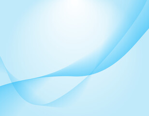 ウェーブ背景　波　青　8