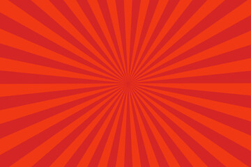 Red radial burst background , sunburst,  comic style sunburst illustration	