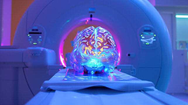 3D Rendering of Gadolinium in a Holographic MRI Machine for Advertisement &ndash; Detailed Visualization of Contrast Agent and Advanced Imaging Technology