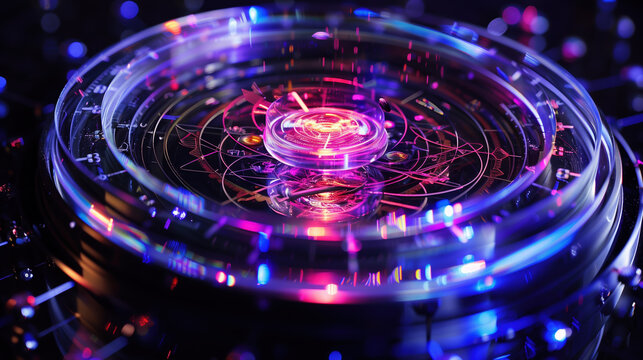 Dynamic Ytterbium Holographic Clocks with Brilliant Light Reflections and Modern Aesthetics for Advanced Digital Timekeeping Solutions