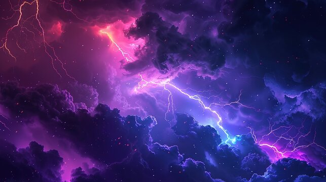 Lightning pattern wallpaper