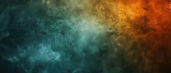 Obraz premium Abstract Painting of Rust and Smoke