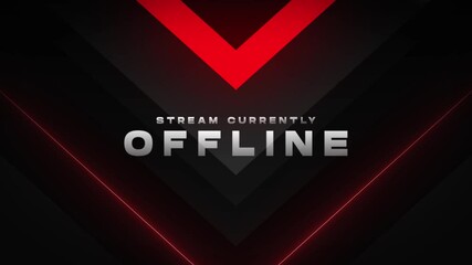 animated stream overlays, starting screen, offline screen, be right back screen, ending screen