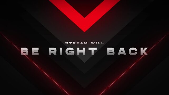 Animated stream overlay, A modern futuristic-styled stream overlay