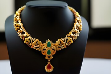 Pure 24 carat gold jewellery necklace
