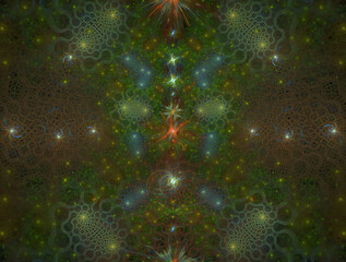 Fototapeta premium Imaginatory fractal abstract background Image